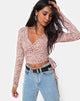Image de Kayak Wrap Top in Safari Taupe