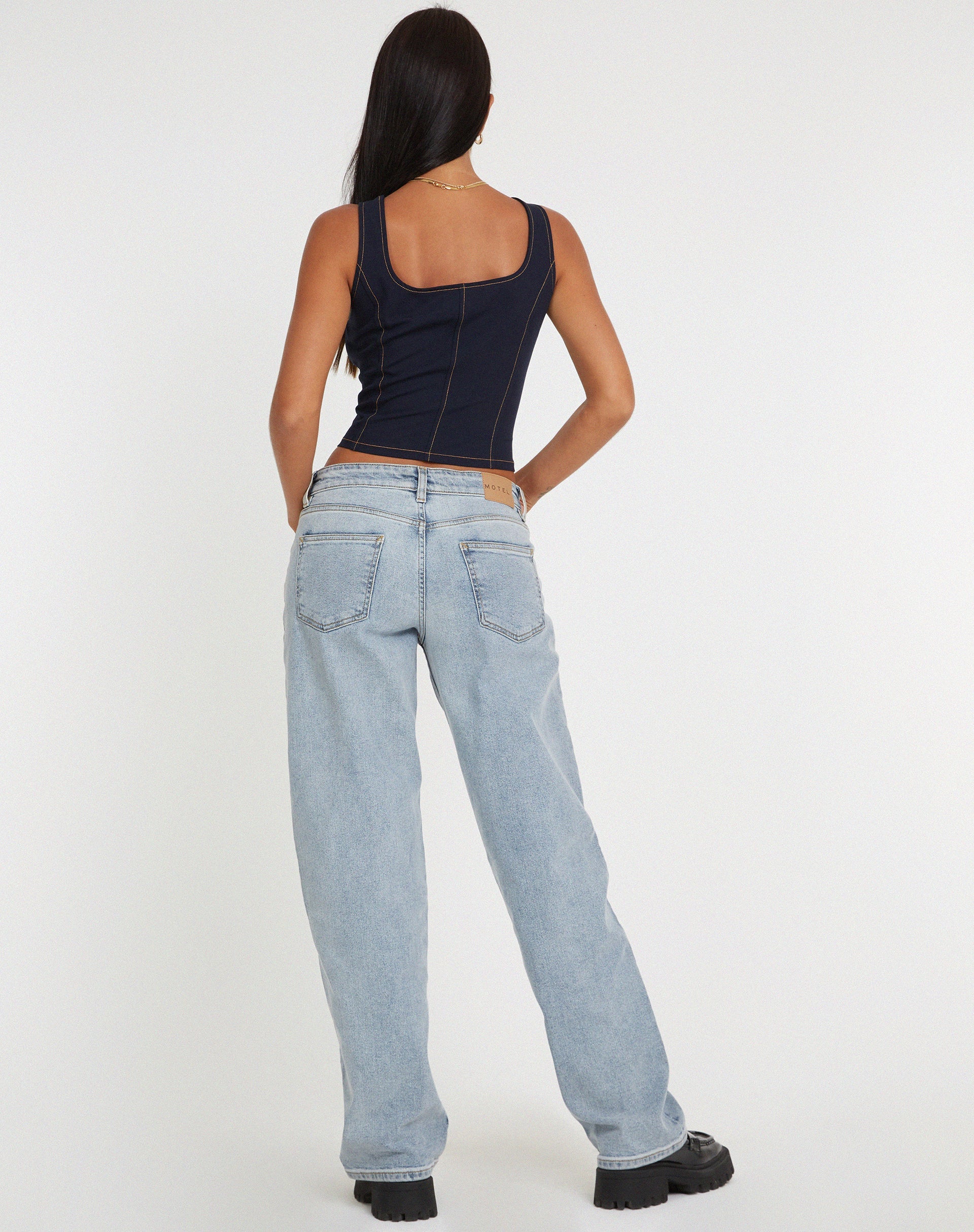 image de Kayaso Corset Top in Navy