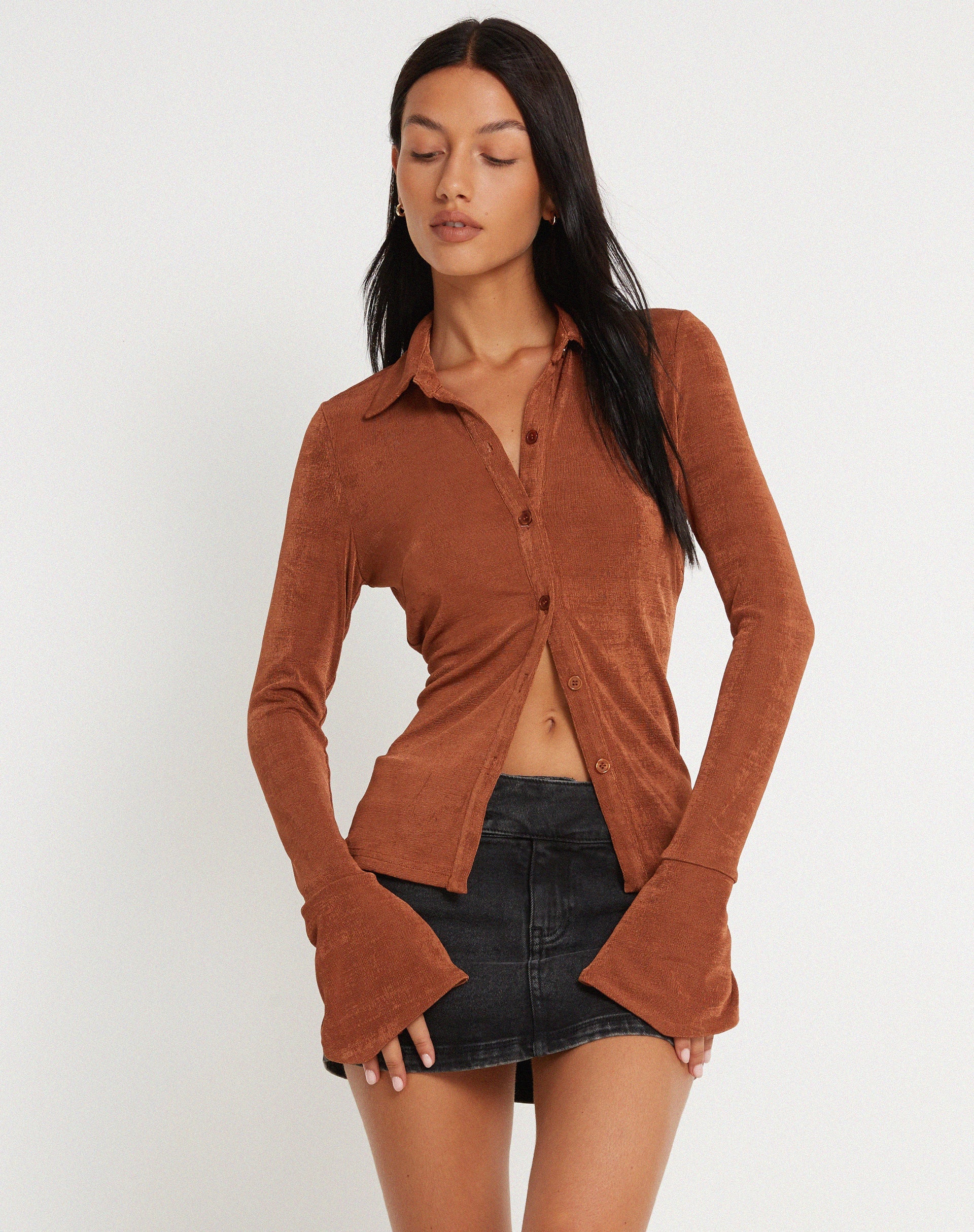Image de la chemise Keani en bronze