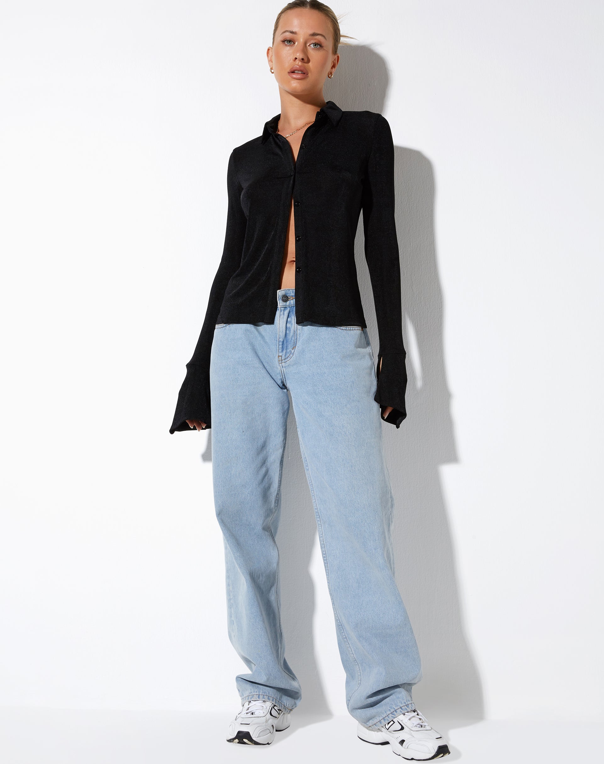 Image de Chemise Keani en crêpe noir