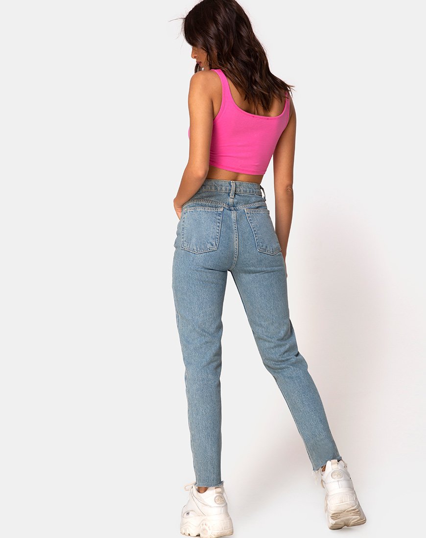 Image de Keddo Crop Top in 80s Pink