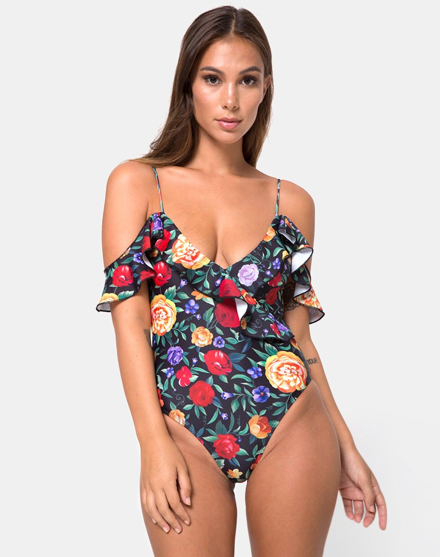 Maillot de bain Keenan en Senorita Rose