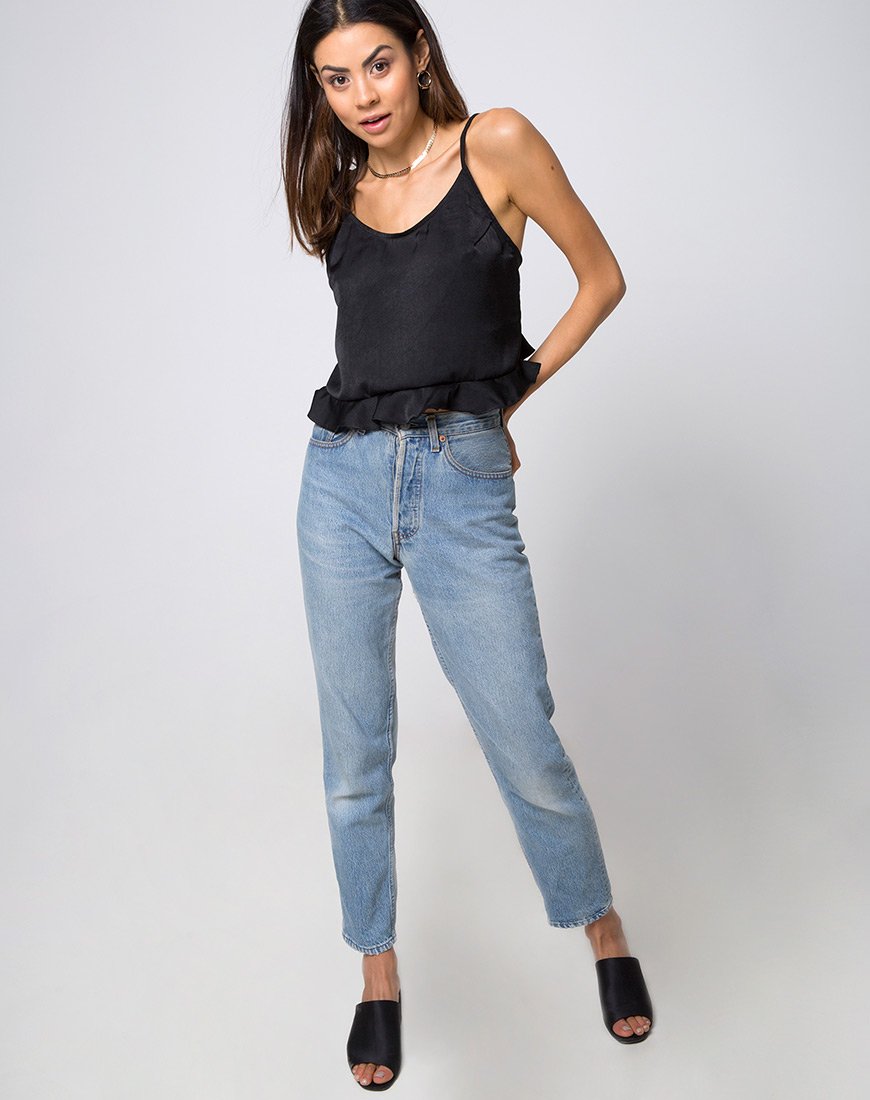 Image de Kelay Cami Top in Satin Black