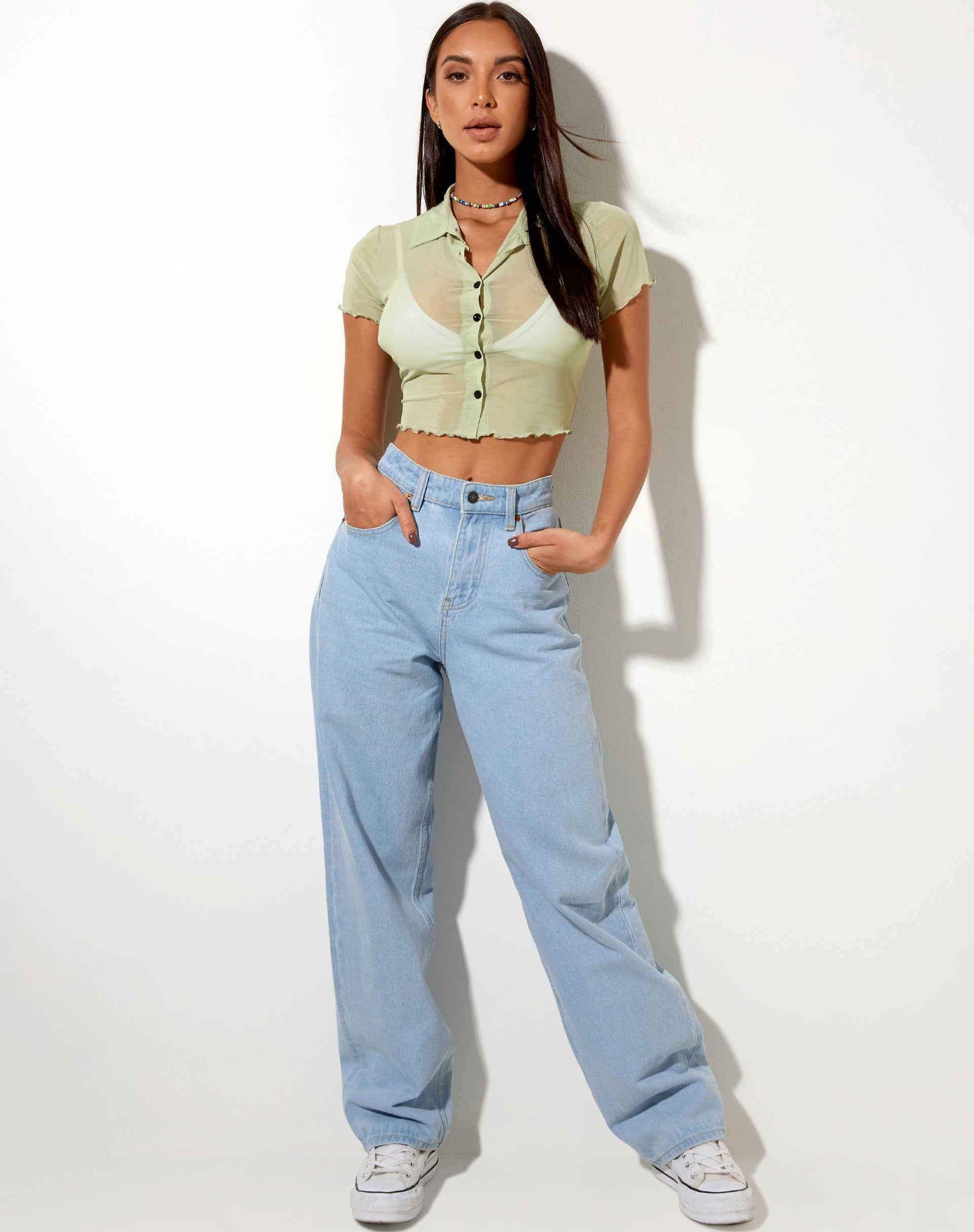 Image de la chemise Kella en pistache