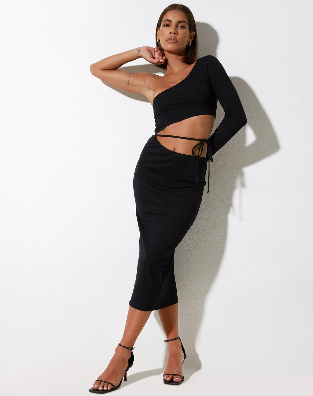 Kenzay - Robe midi en lycra - Noir