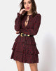 Image de Kepsibelle Robe en Dotty Rose Noir