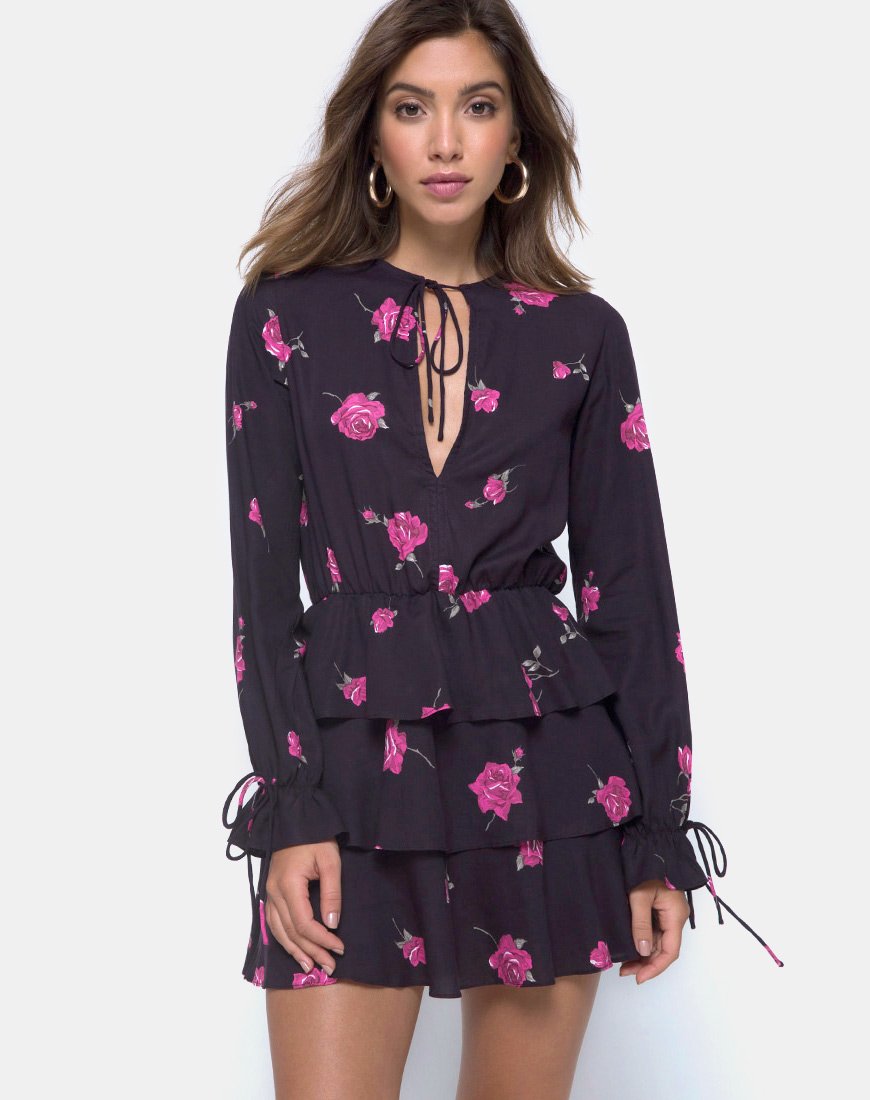 Robe Kepsibelle en rose du soir