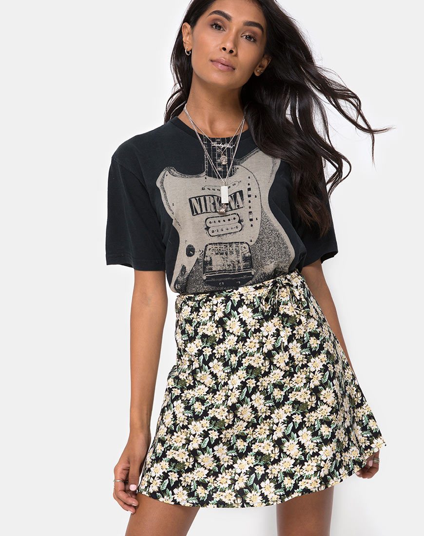 Image de la jupe patineuse Khabel en aster noir