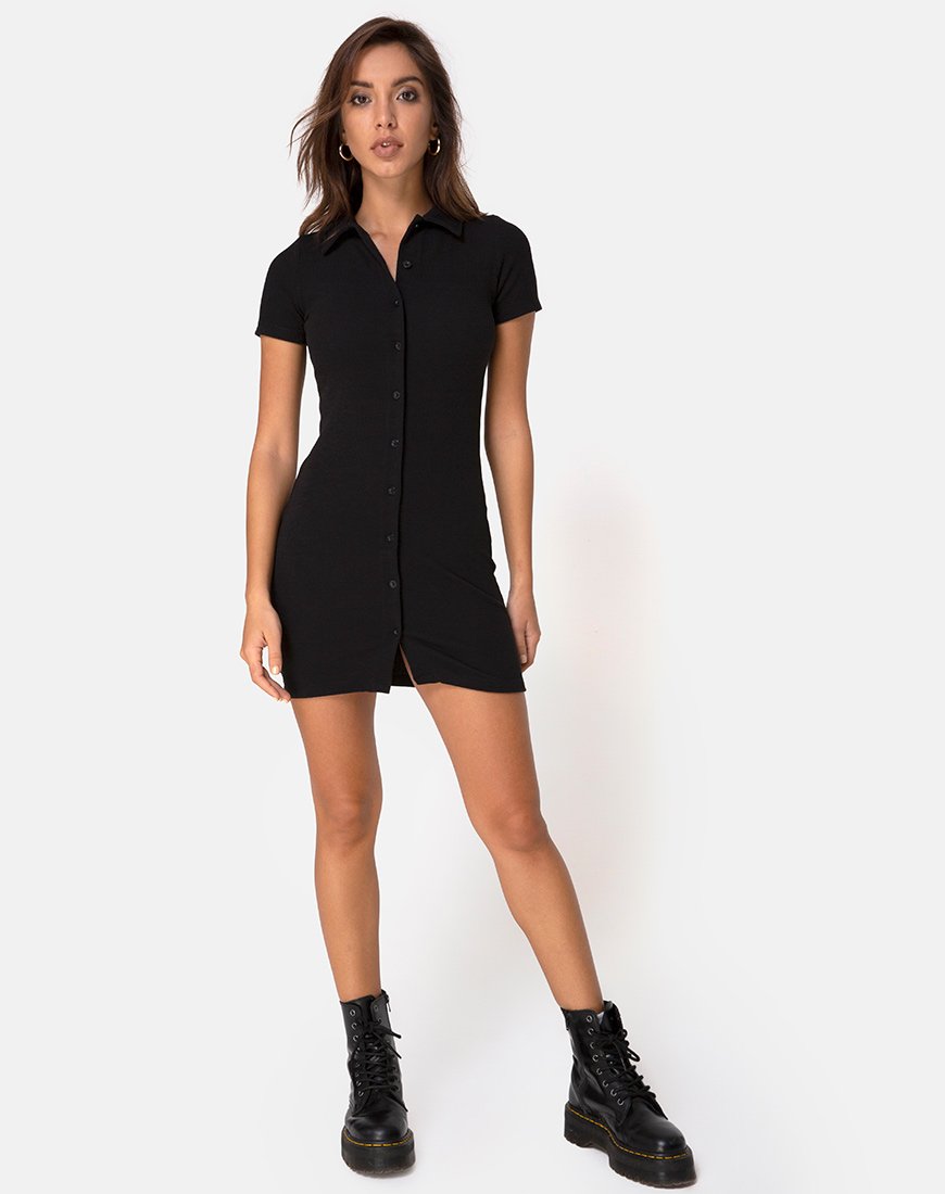 Image de la robe Kia en côtes noires