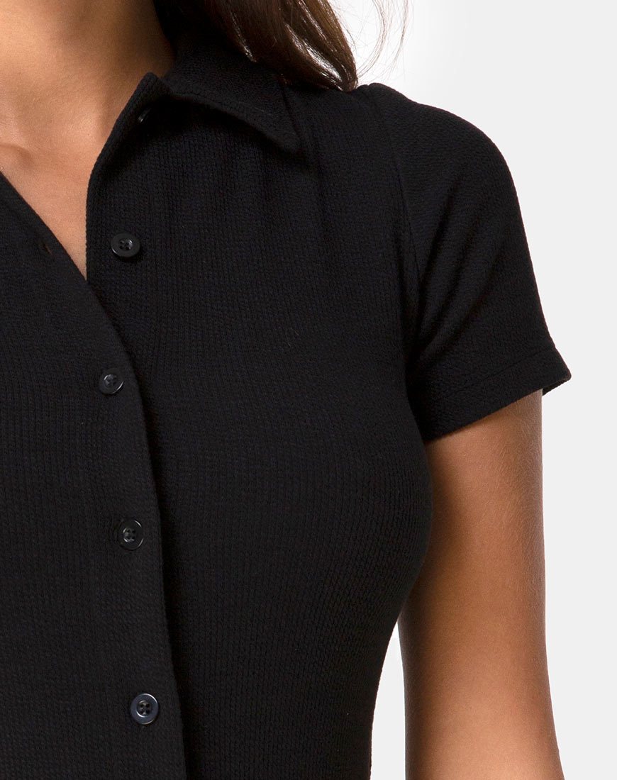 Image de la robe Kia en côtes noires