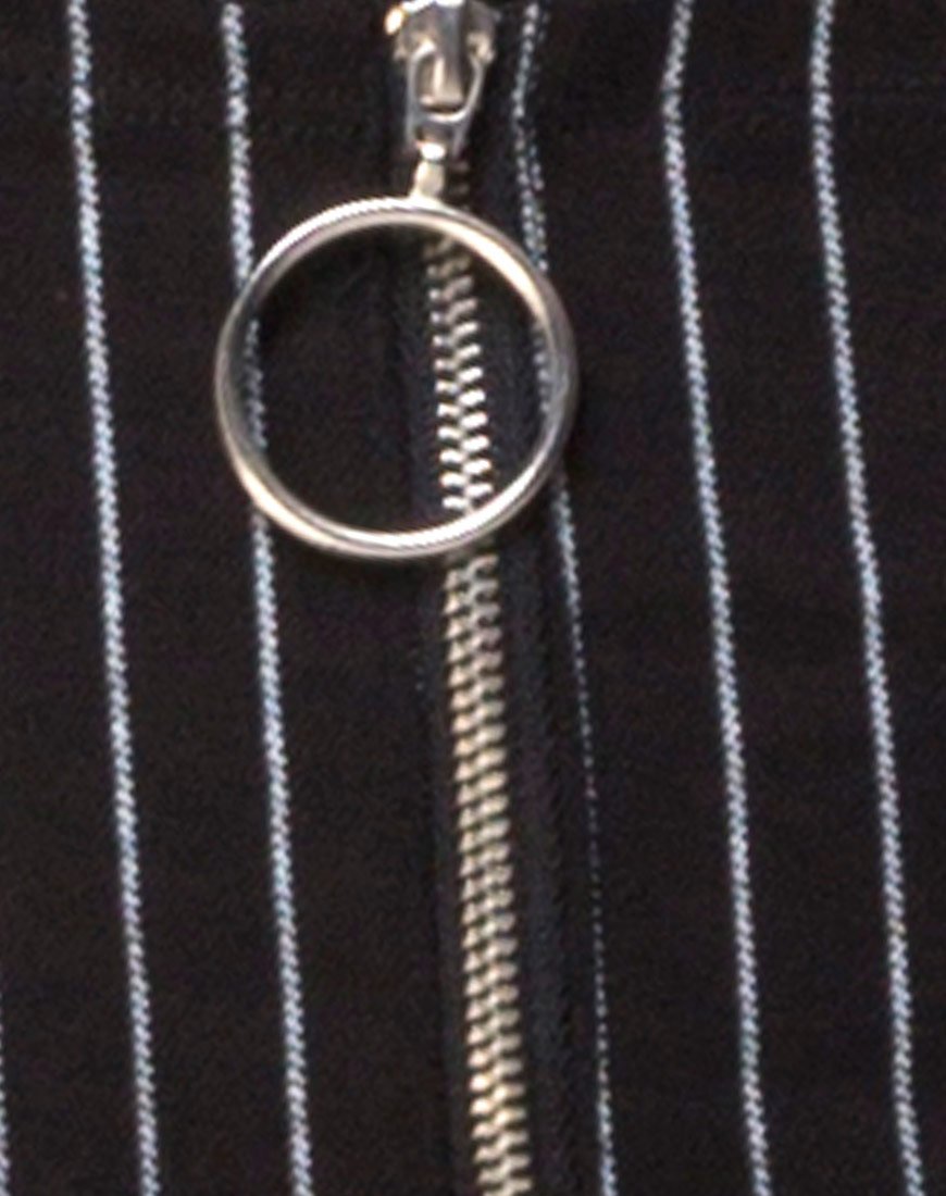 Image de la jupe Kimber à rayures noires
