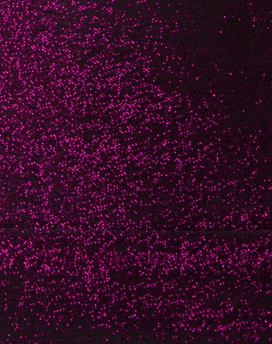 Image de Tube Top in Glitter Burgundy