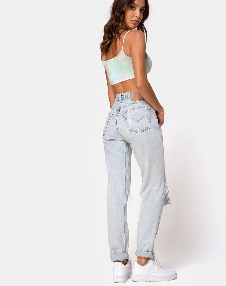 Image de Kimo Crop Top in Pastel Tie Dye