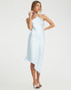 image de Kimora Midi Dress in Satin Ice Blue
