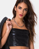 Image de Kindra Top in Snake Black