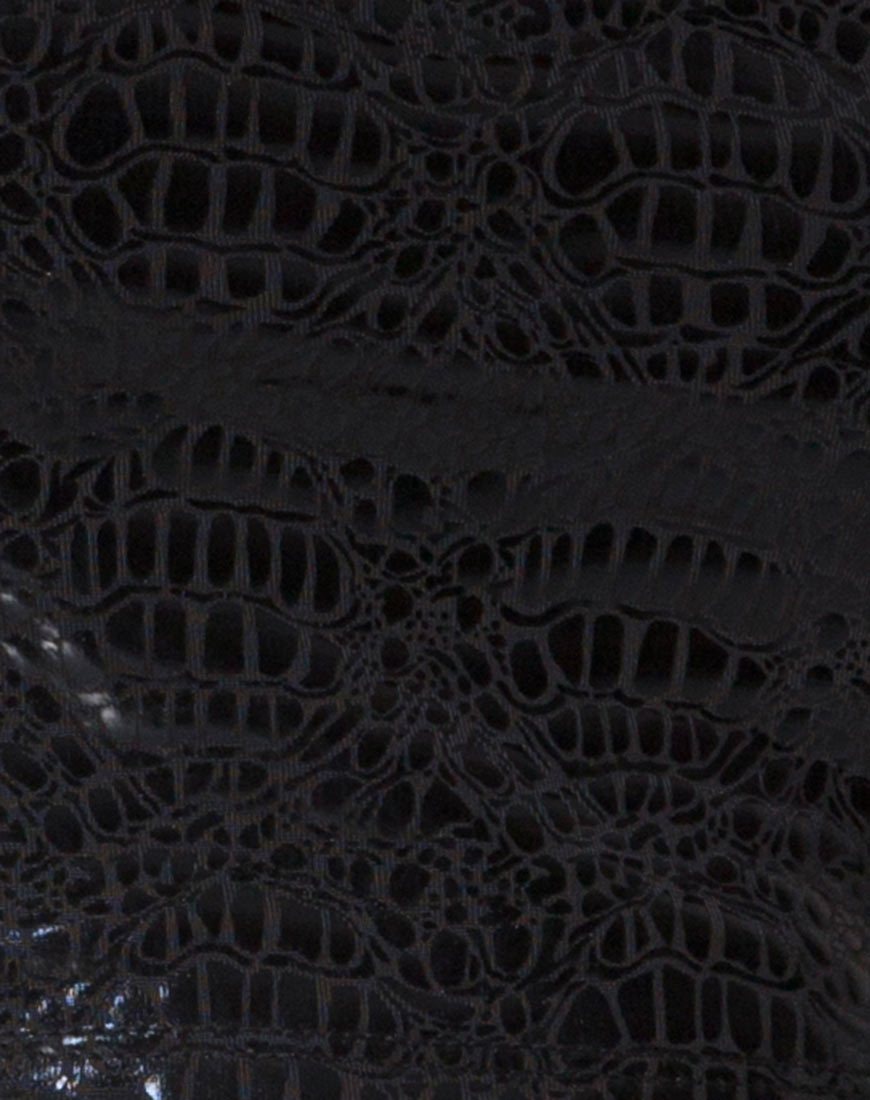 Image de Kindra Top in Snake Black