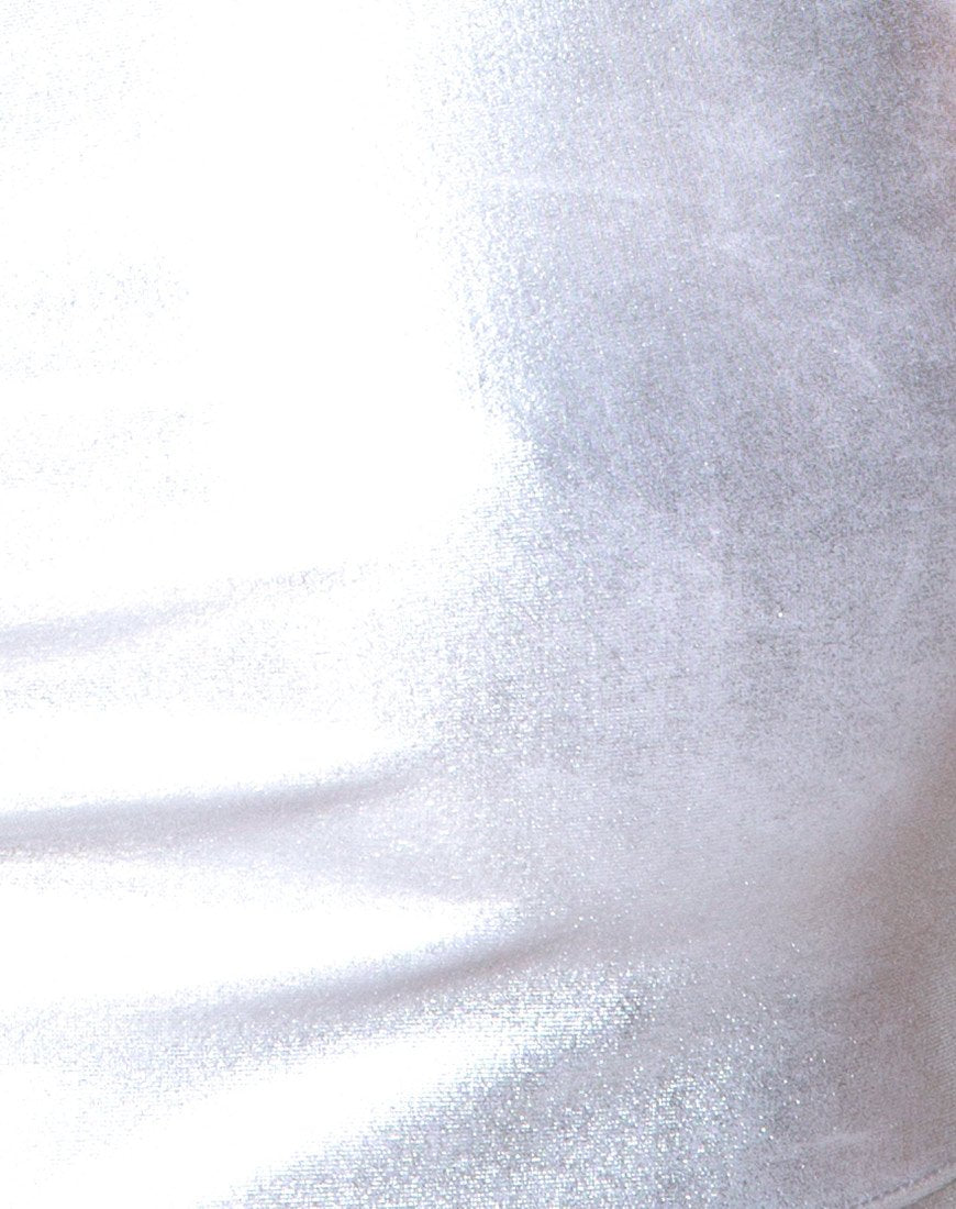 Image de Kini Crop Top en Spandex Silver