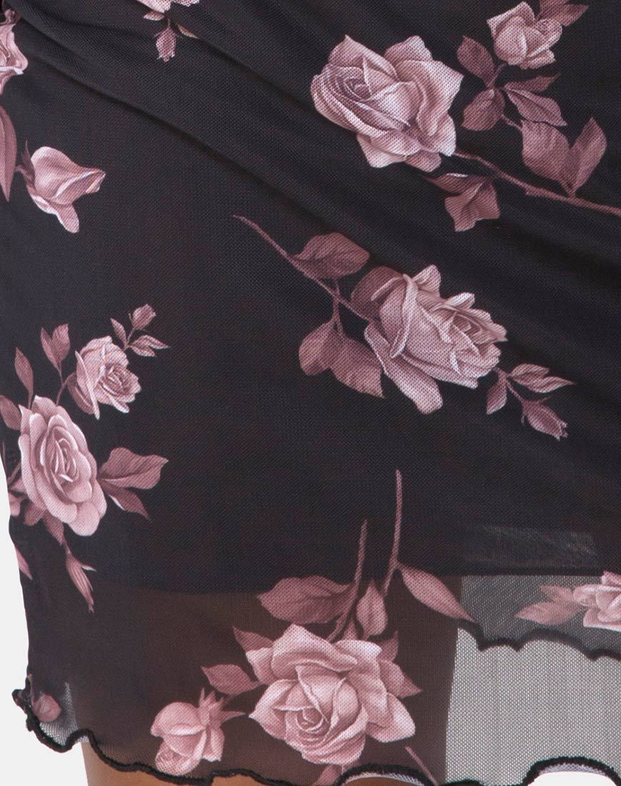Image de la mini-jupe Kinnie, Dusky Rose