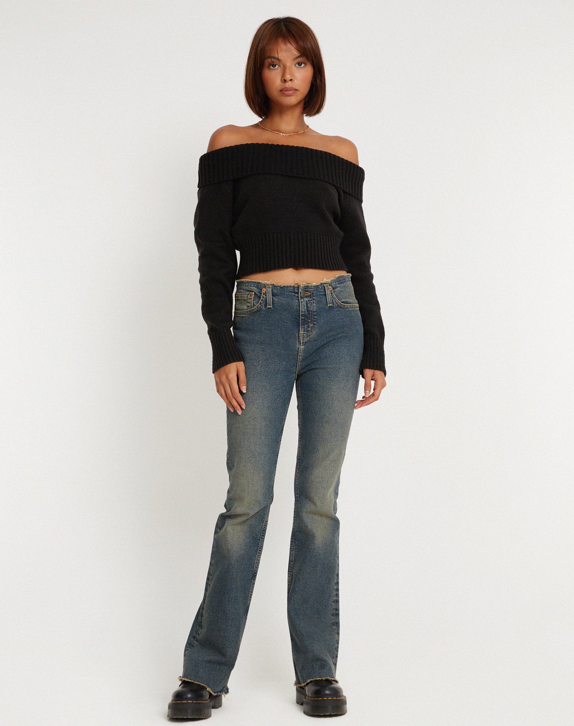 Image de Koriya Bardot Top in Black