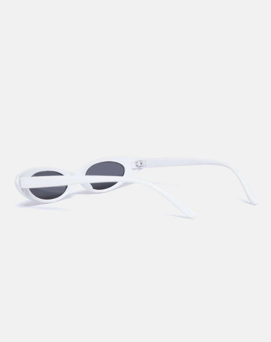 Lunettes de soleil Kourt en blanc