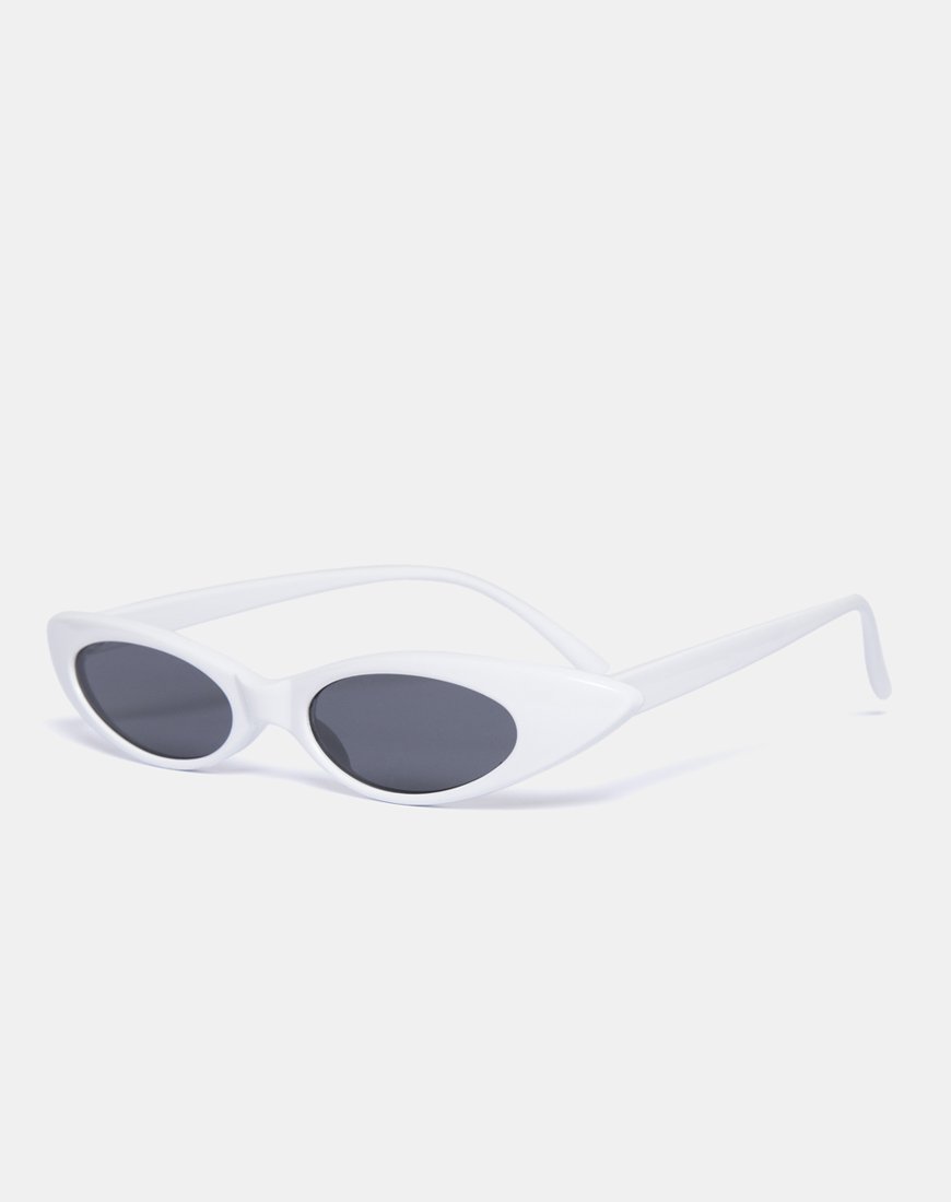 Lunettes de soleil Kourt en blanc