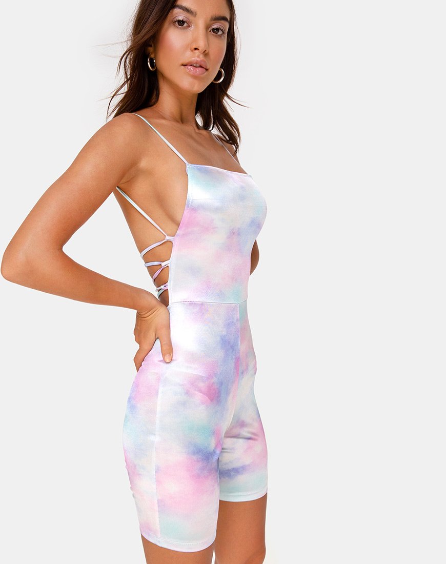 Image de Kozu Unitard en Pastel Tie Dye