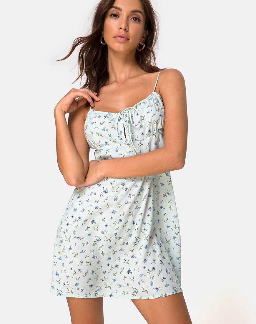 Robe Kumala en Pretty Petal Green