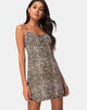 Image de Kumala Slip Dress in Rar Leopard Brown