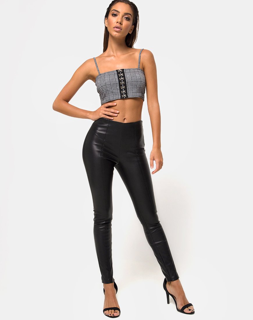 Image de Kyga Crop Top in Charles Check