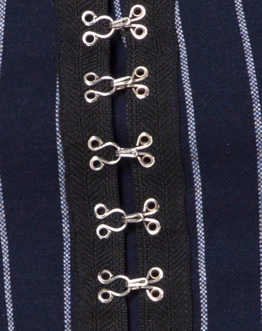 Image de Kyga Crop Top In Navy Pinstripe