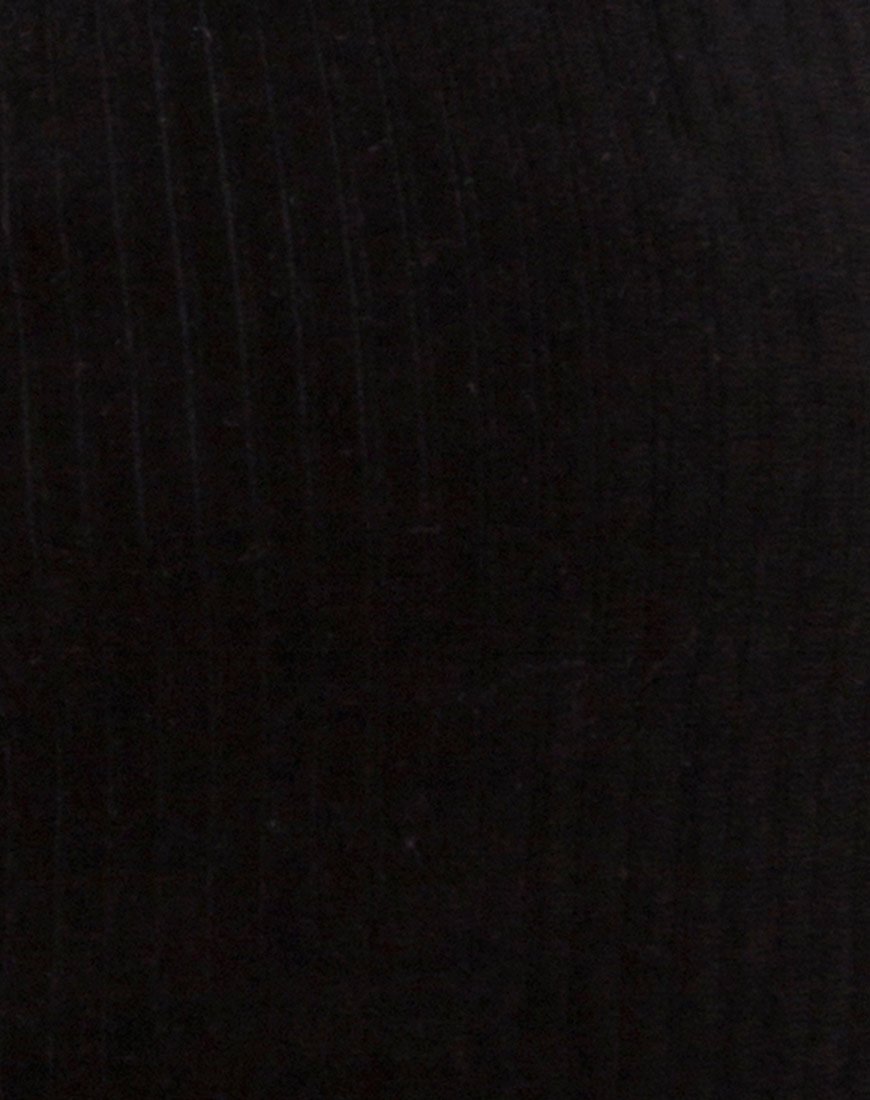 Image de Kylie Top in Velvet Rib Black