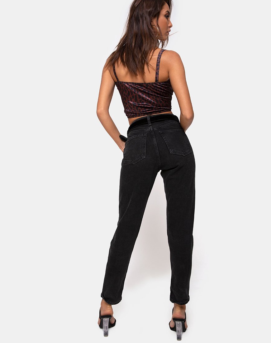 Image de Kyenette Crop Top in Coco Animal