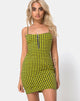 Image de Lahzie Bodycon Dress in Medium Gingham Yellow