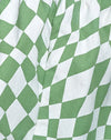 Drapeau carré vert