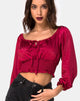 Image de Lancer Top en cerisier satiné
