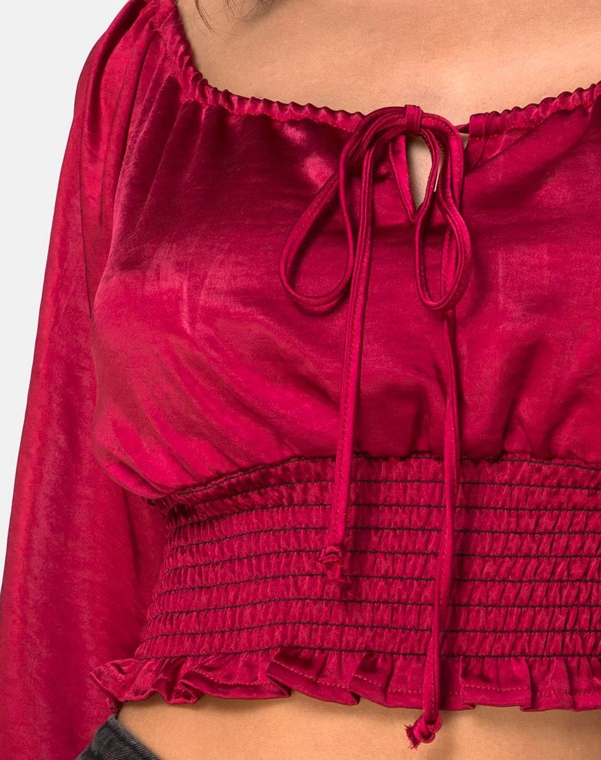 Image de Lancer Top en cerisier satiné