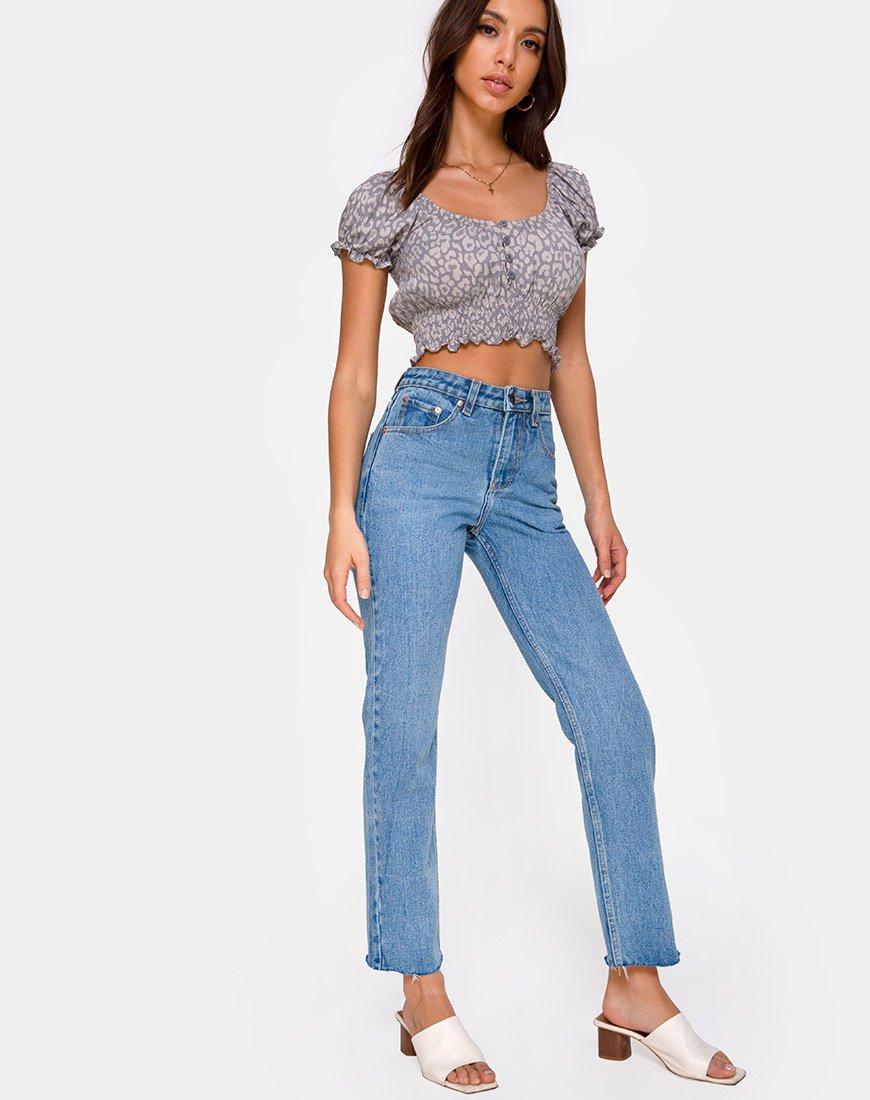 Image de Lanfy Top in Leopard Daze Grey