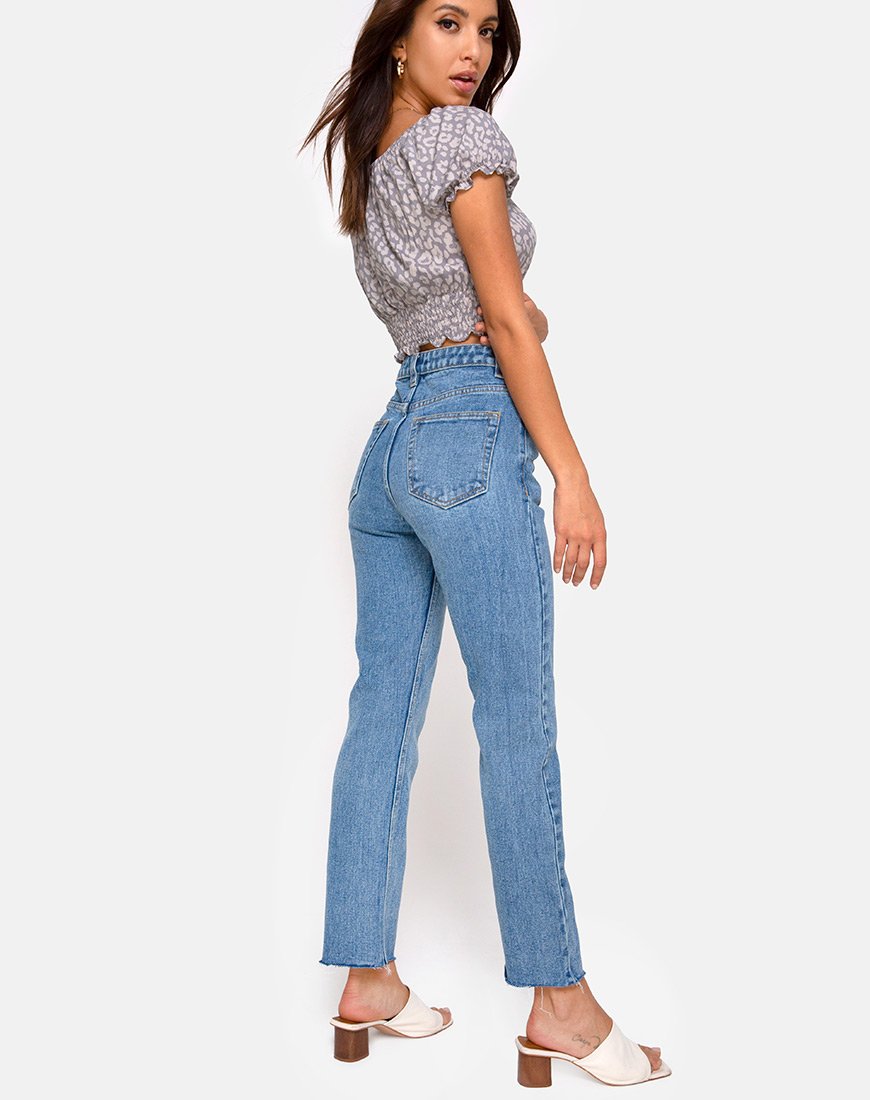 Image de Lanfy Top in Leopard Daze Grey