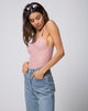 Image de Lanora Bodice en Lacey Knit Blush