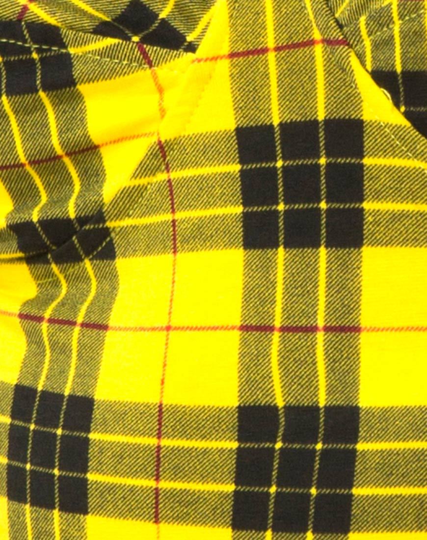 Image de Lantas Bodice in Winter Plaid Yellow