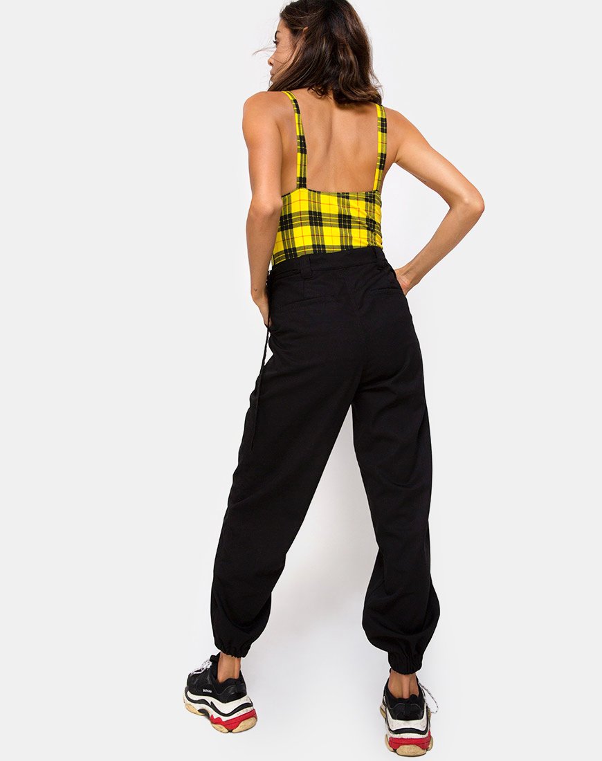 Image de Lantas Bodice in Winter Plaid Yellow