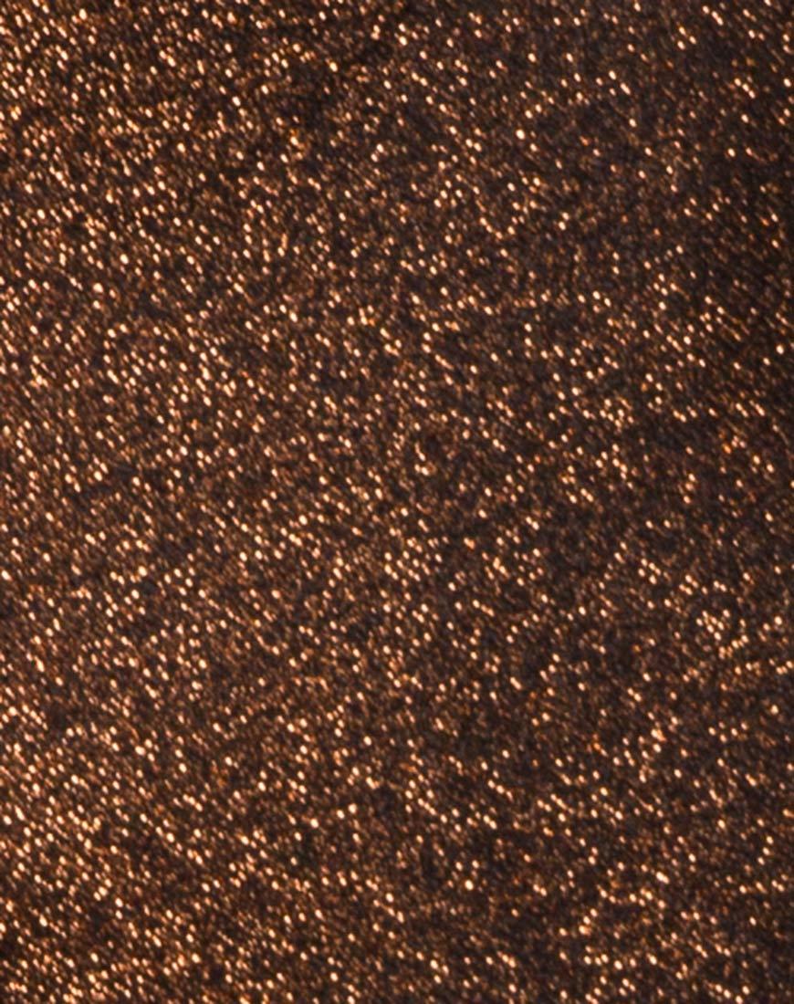 Image de Lanti Bodice in Glitter Lurex Bronze