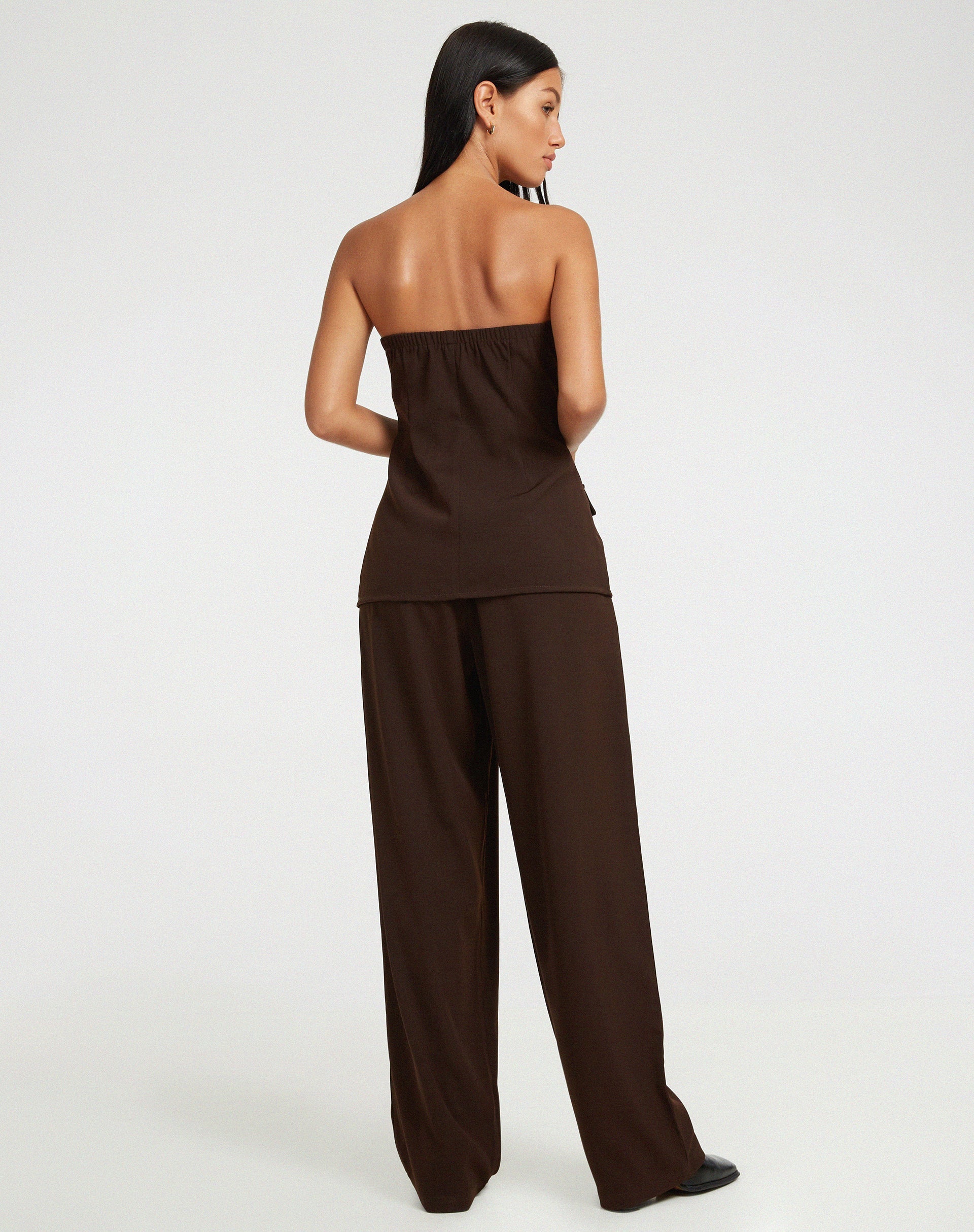 image de Lavan Corset Top in Tailoring Cappuccino