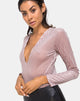 Image du corsage Lao en taupe