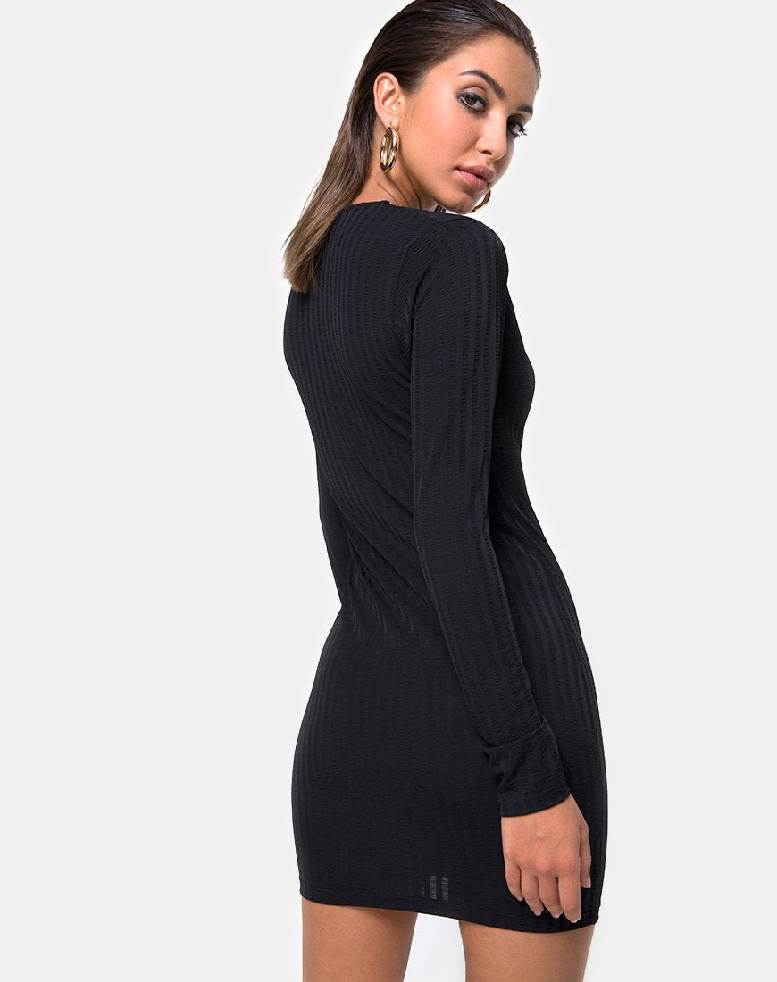 Image de Laoda Bodycon Dress in Black