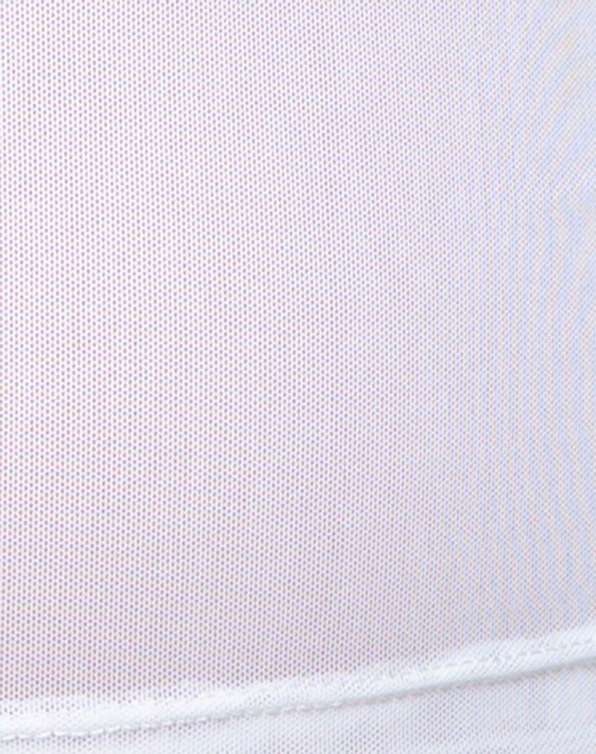 Image de Rhala Crop Top in White Net