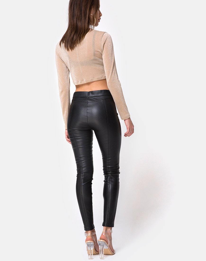 Image de Lara Crop Top in Net Tan