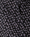 Dark Base Floral Black