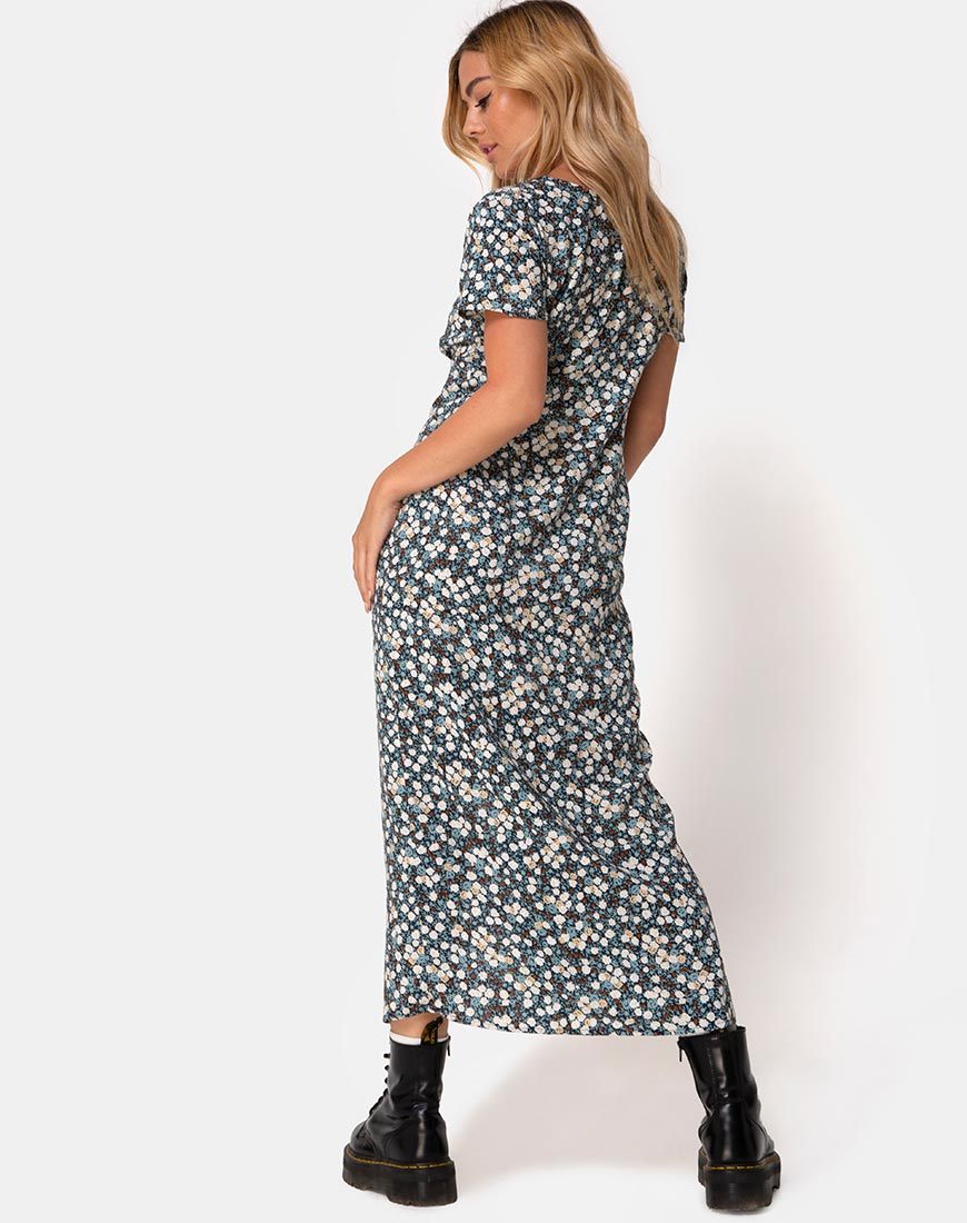 Image de Larin Midi Dress in Floral Field Navy