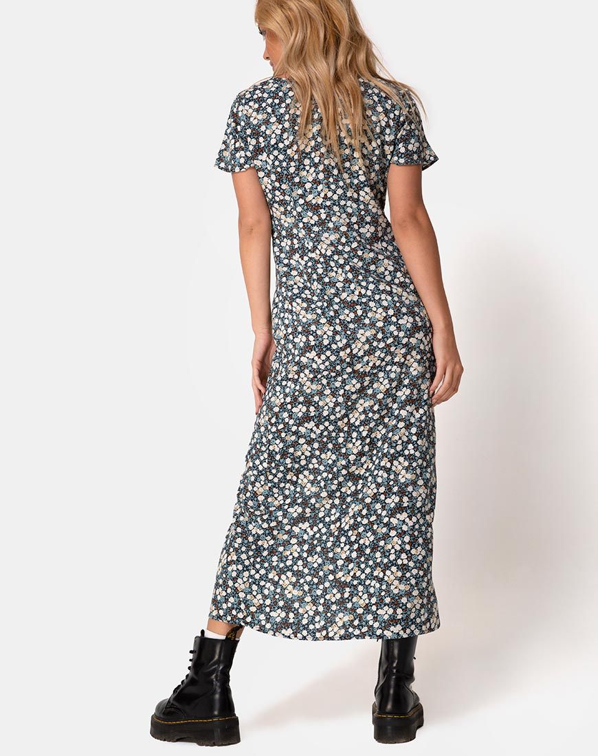 Image de Larin Midi Dress in Floral Field Navy